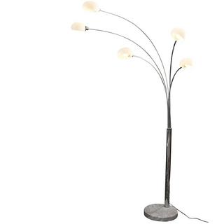 mutoni  Lampadaire Five Fingers 220cm blanc argent 