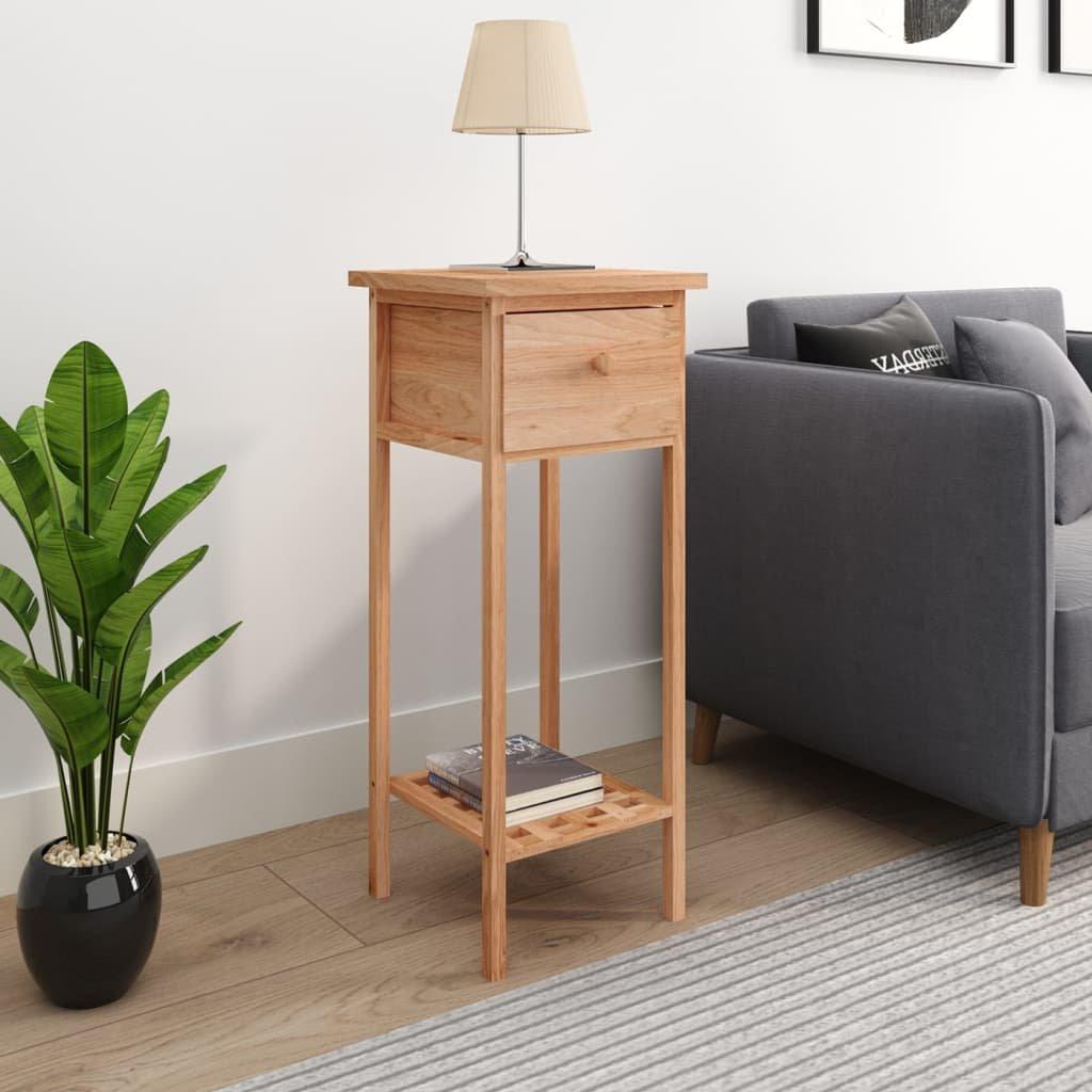 VidaXL Table d'appoint avec tiroir bois  