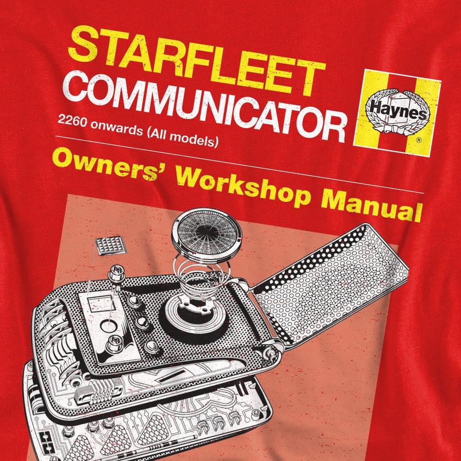 Star Trek Starfleet Communicator Haynes Owners Workshop Manual Felpa  