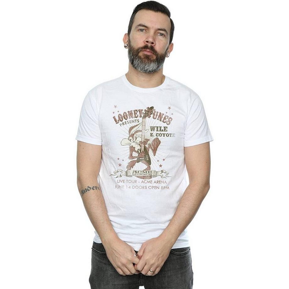 LOONEY TUNES Wile E Coyote Live Tour T-Shirt  