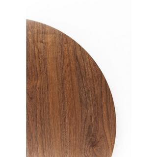 KARE Design Tischplatte Invitation Round Walnut rund 90cm  