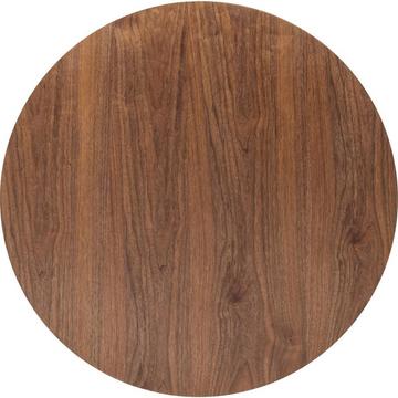 Tischplatte Invitation Round Walnut rund 90cm