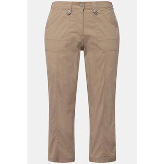 Ulla Popken  Pantalon cargo 7/8 avec attaches, taille confortable 