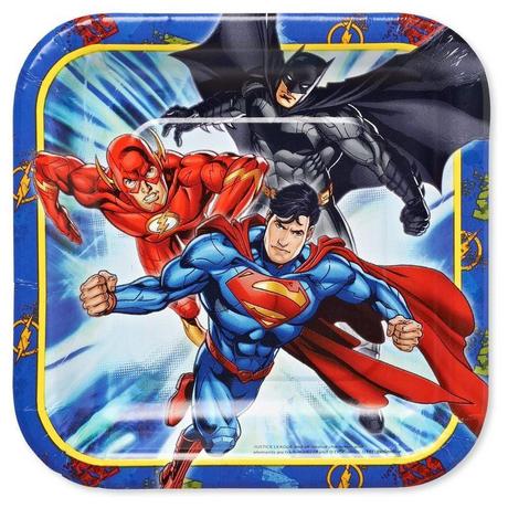 Justice League PartyTeller, Papier 8erPack  