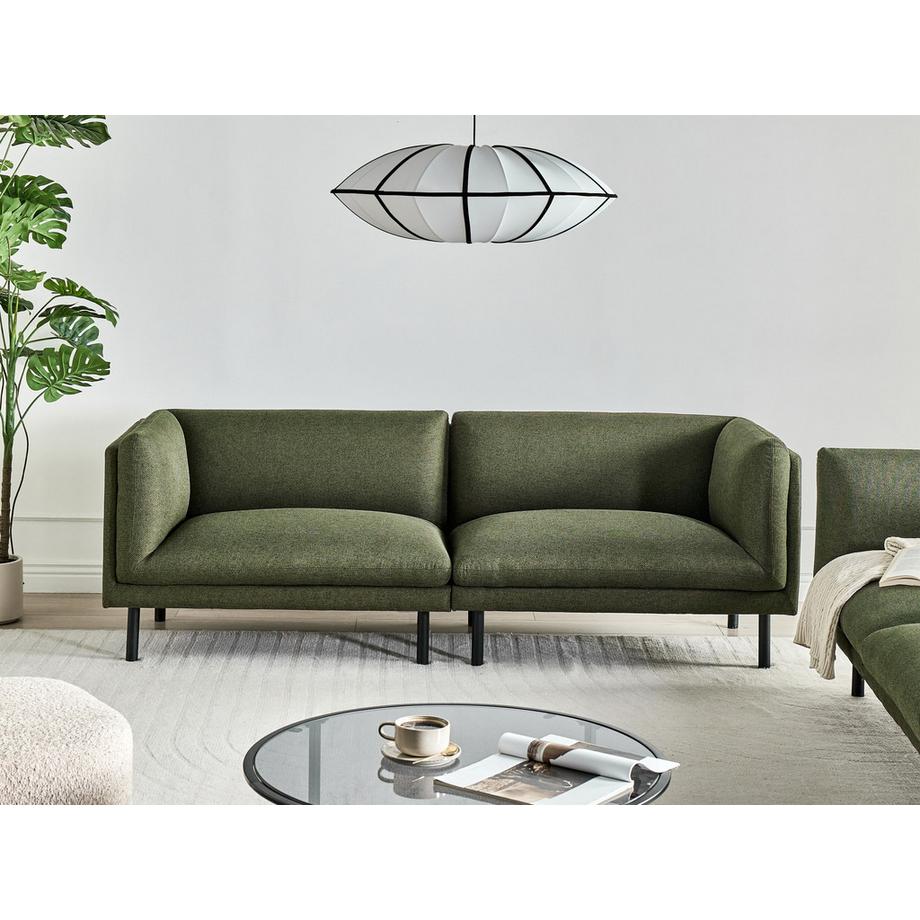 Beliani 3 Sitzer Sofa aus Stoff Modern VORGOD  