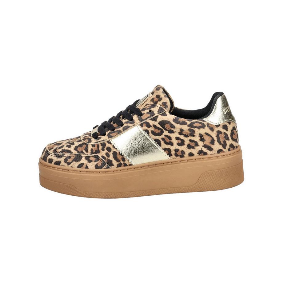 STEVE MADDEN SM11003414x Leopard Print Plateau Sneaker  