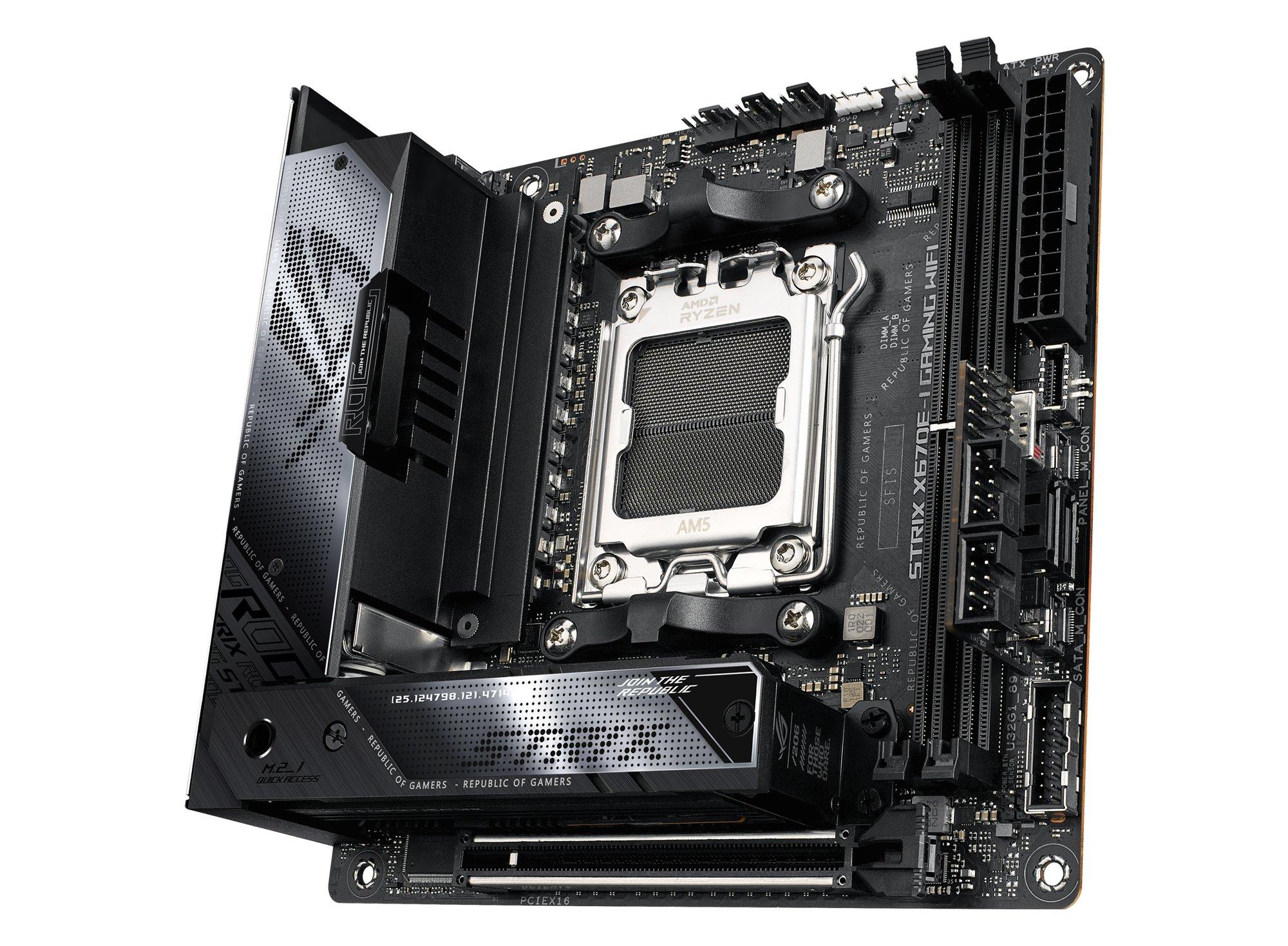 ASUS  ROG STRIX X670E-I GAMING WIFI AMD X670 Buchse AM5 mini ITX 
