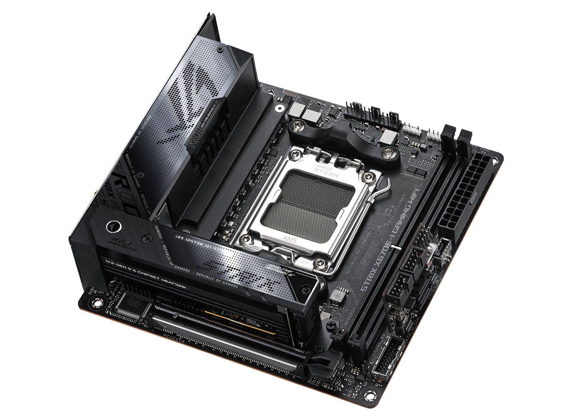 ASUS  ROG STRIX X670E-I GAMING WIFI AMD X670 Presa di corrente AM5 mini ITX 