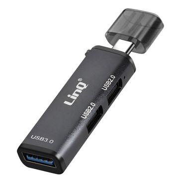 Hub USB Type C avec 3 ports USB LinQ