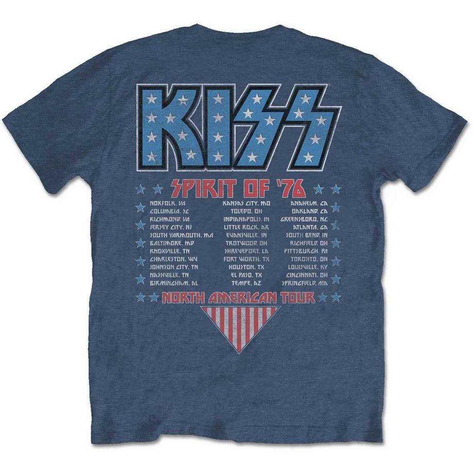 KISS Spirit of '76 Tour Americana T-Shirt  