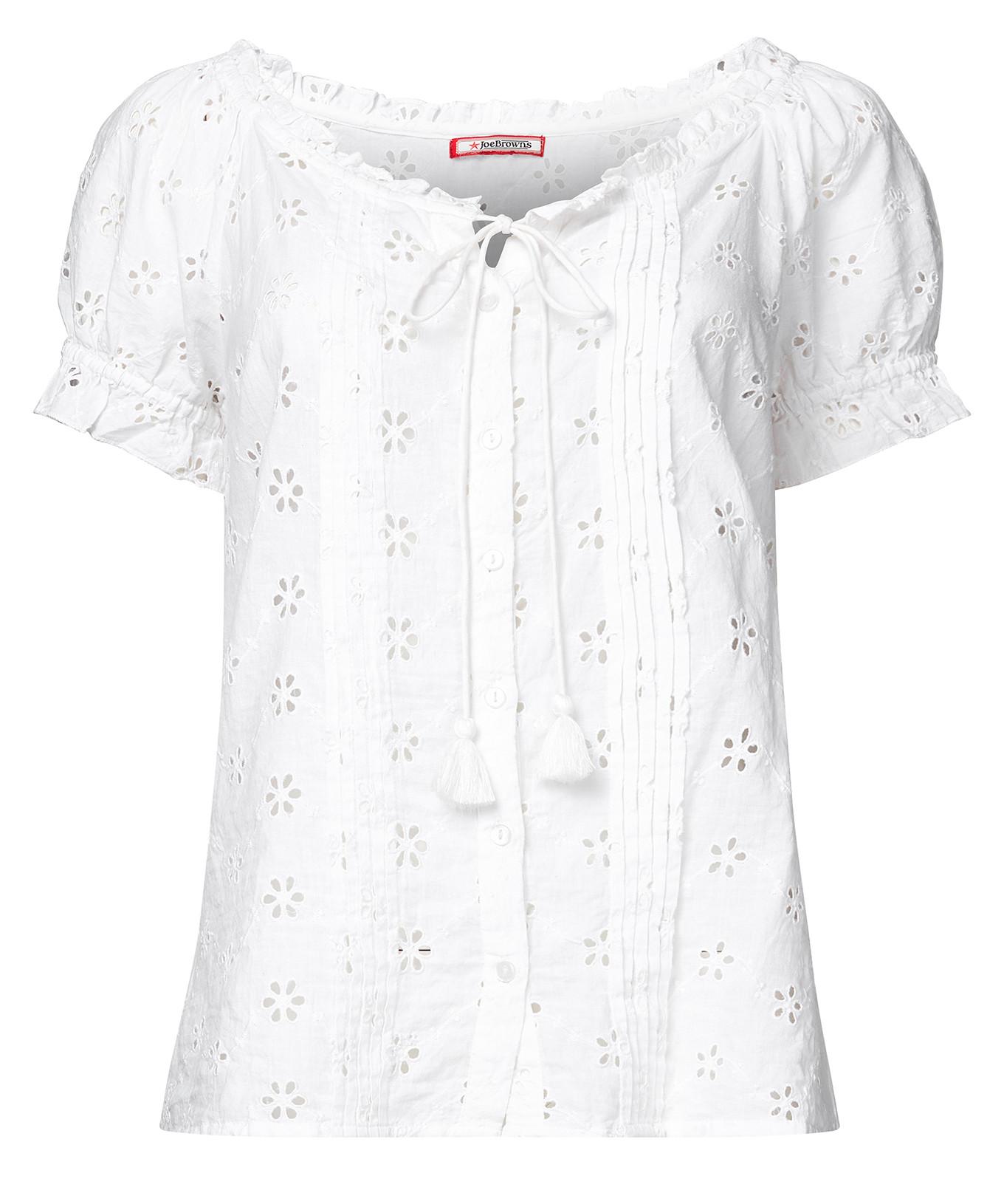 Joe Browns  Quasten-Binde Broderie-Top 