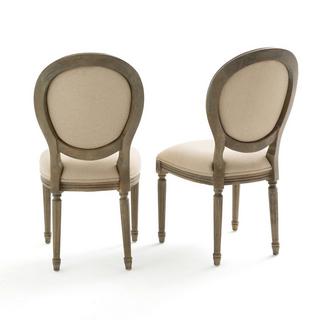 La Redoute Intérieurs Lot de 2 chaises médaillon  