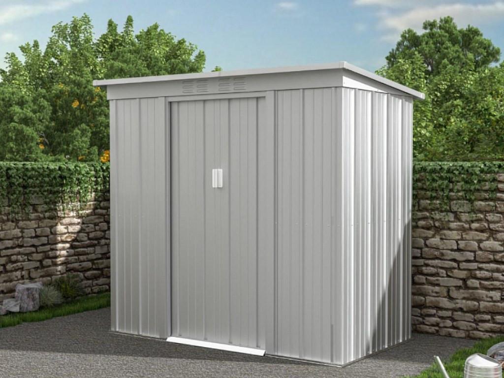 Vente-unique Gartenhaus Gerätehaus - Stahl - 2,32 m² - ACAMAR  