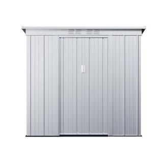 Vente-unique Gartenhaus Gerätehaus - Stahl - 2,32 m² - ACAMAR  