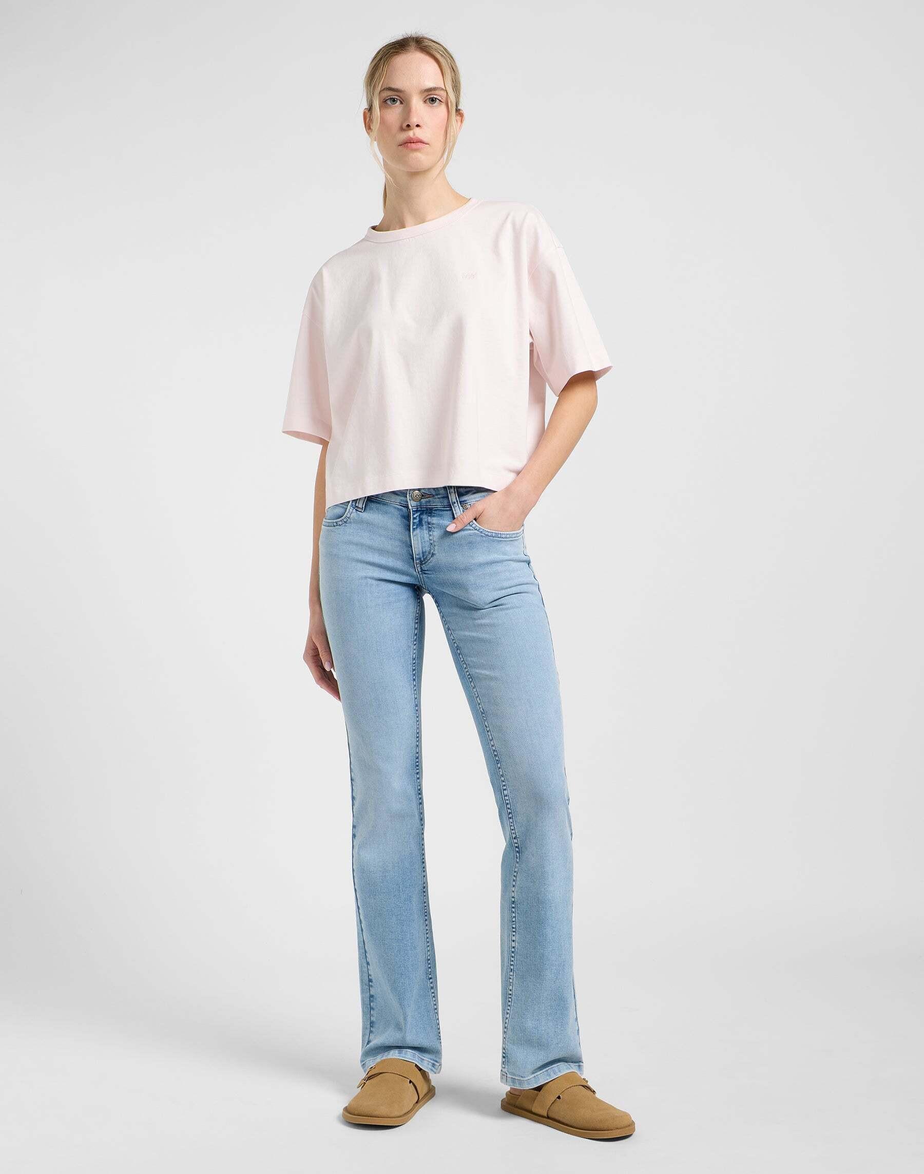 Lee Cropped Boxy T-Shirt  