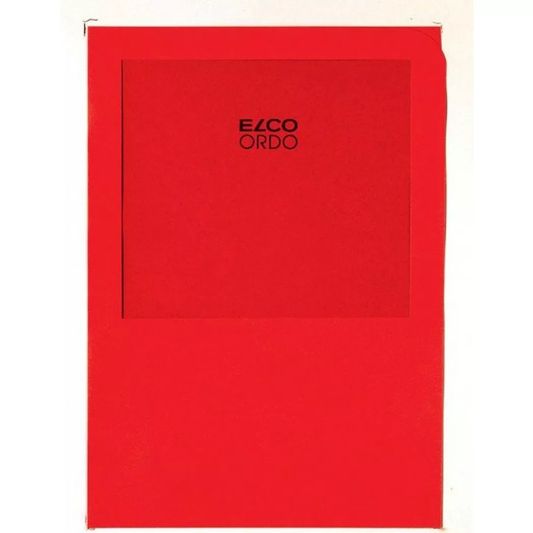 elco – Organisationsmappen Ordo A4 29464.92 intensivrot 100 Stück, One Size