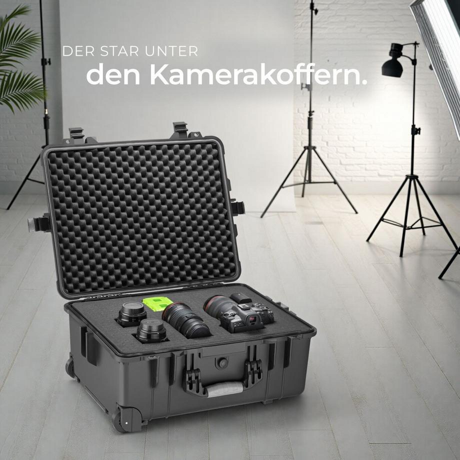 Tectake  Mallette pour caméra  en coque dure robuste 