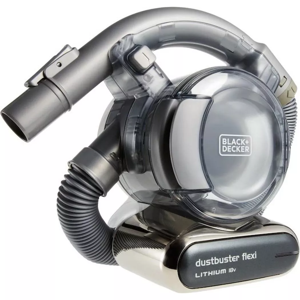BLACK+DECKER – Akku-Handsauger Dustbuster Flexi, silber, Chrom, One Size