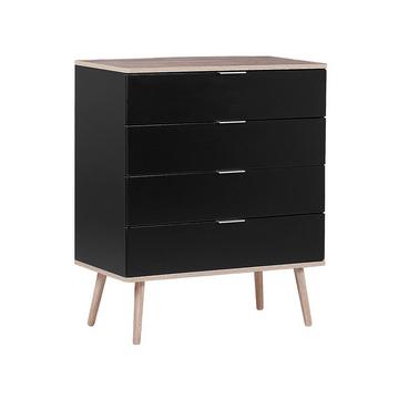 Commode à 4 tiroirs en MDF Moderne WALPI