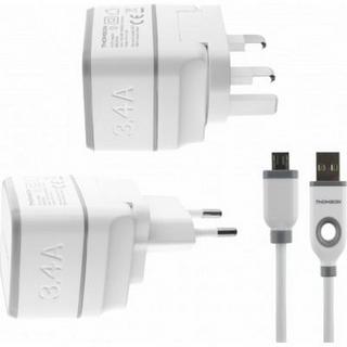 Thomson  Reise Netzladegerät mit USB / Micro-USB Kabel 