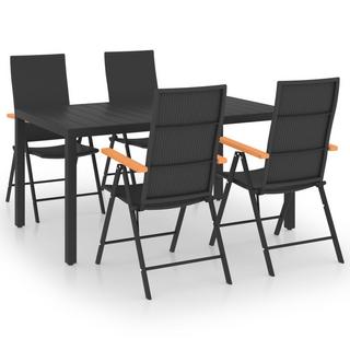 VidaXL set da pranzo Polirattan  