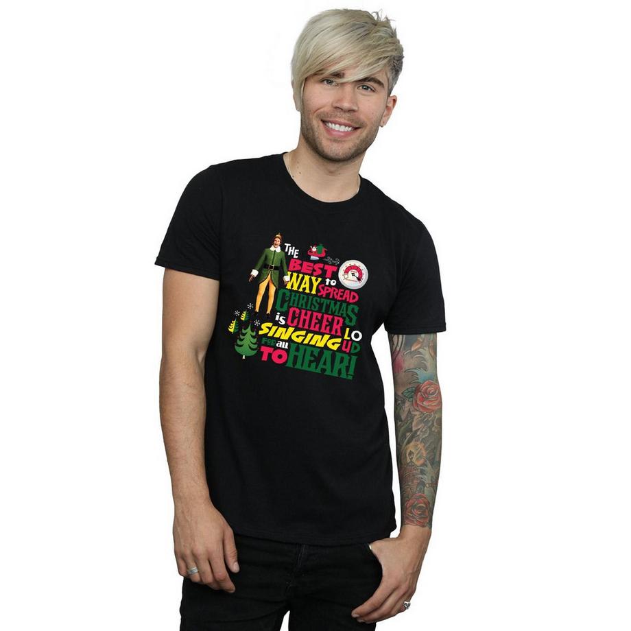 Elf T-shirt Christmas Cheer  