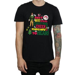 Elf T-shirt Christmas Cheer  