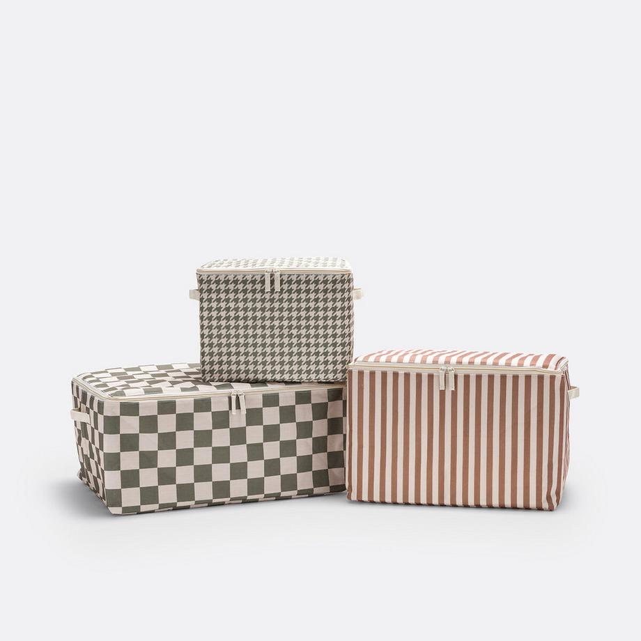 Lot de 3 housses de rangement en polyester