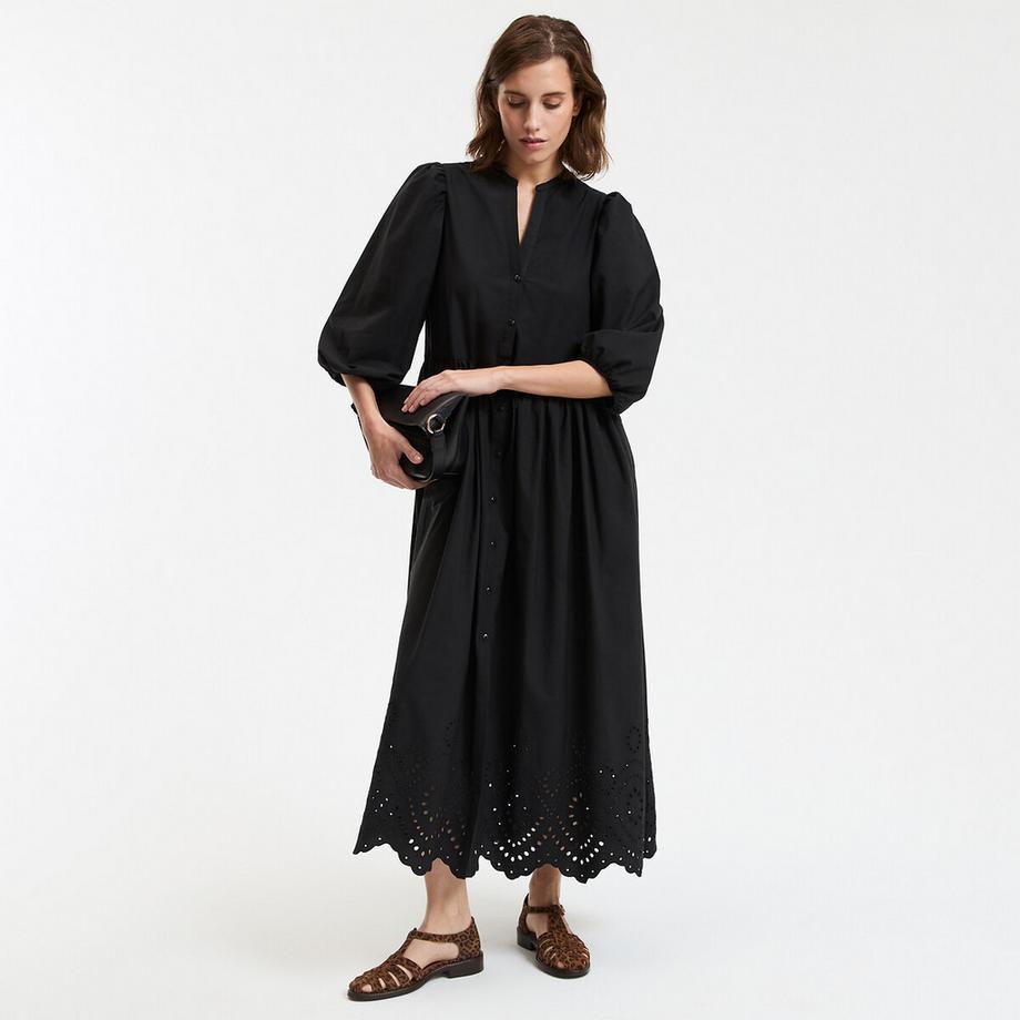 Ausgestelltes Maxikleid