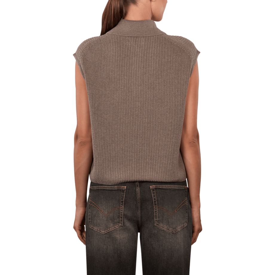 Marc O'Polo  Pullover Sleeveless Polo Neckline 