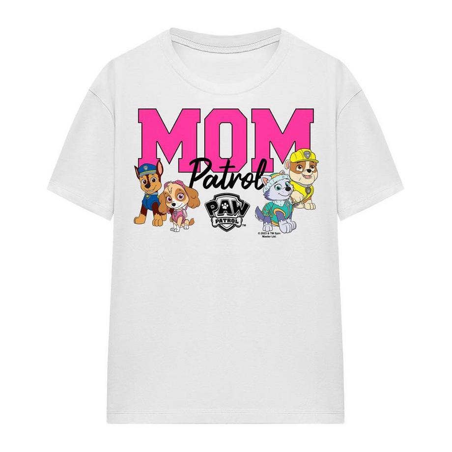 PAW PATROL Mom Patrol Bedrucktes Kurzarm T-Shirt  