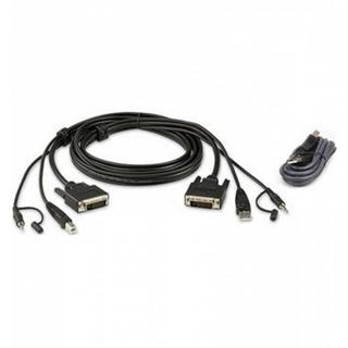 ATEN  2L-7D02UDX2 USB DVI-D Dual-Link Secure KVM Kabel Set 1 