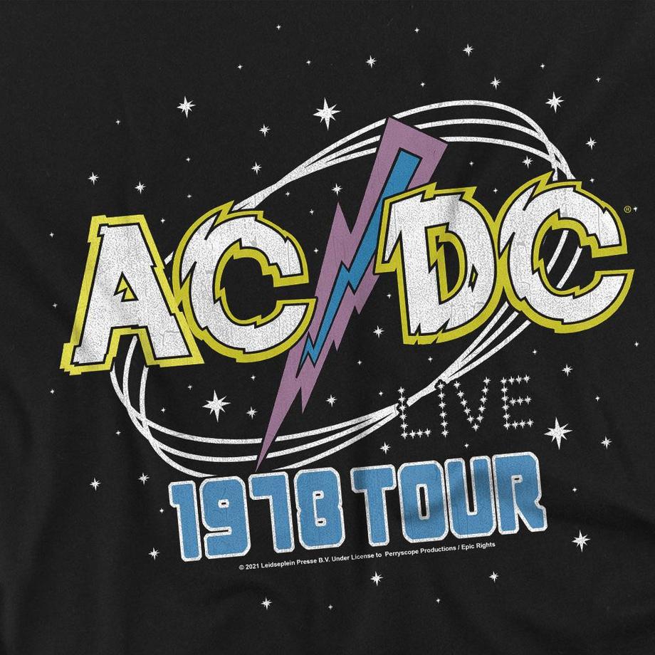 AC/DC Live 1978 Tour Langarm-T-Shirt  