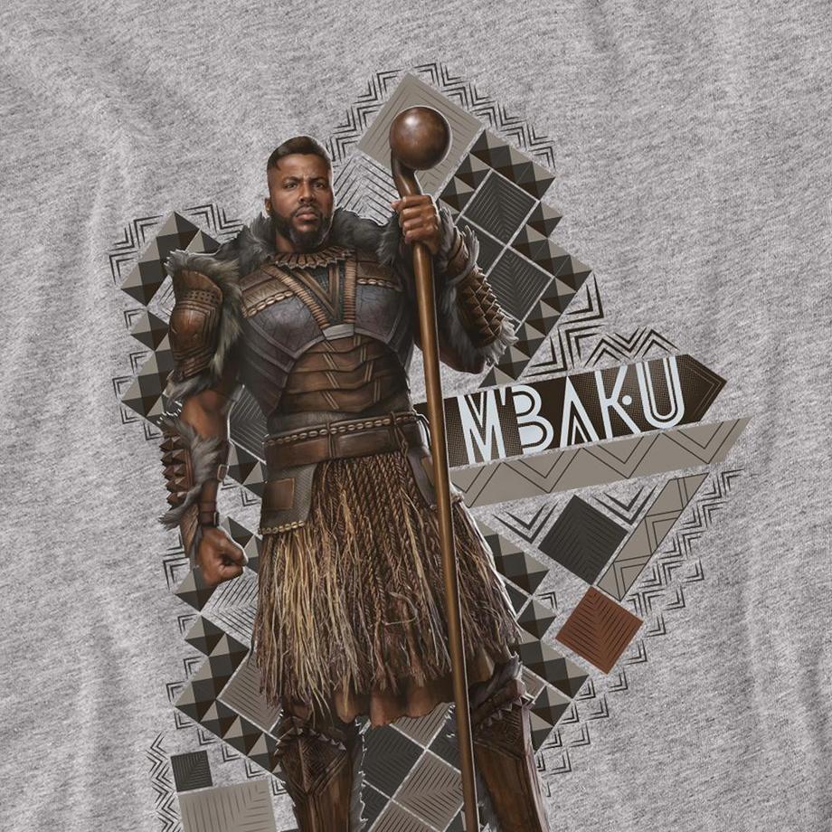 Black Panther M'Baku Grafikdruck T-Shirt  