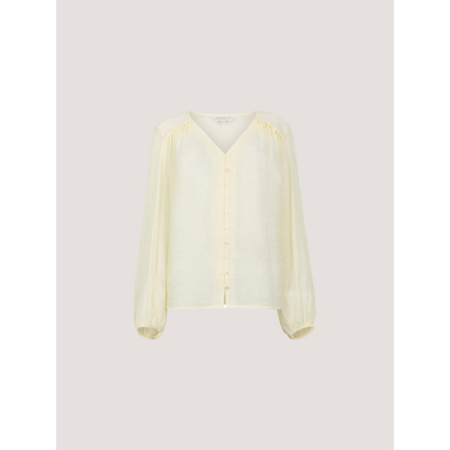 APRICOT Blusa con inserti a uncinetto  