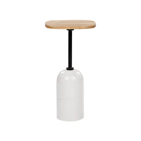 Beliani Table d'appoint en Métal Glamour OASIS  