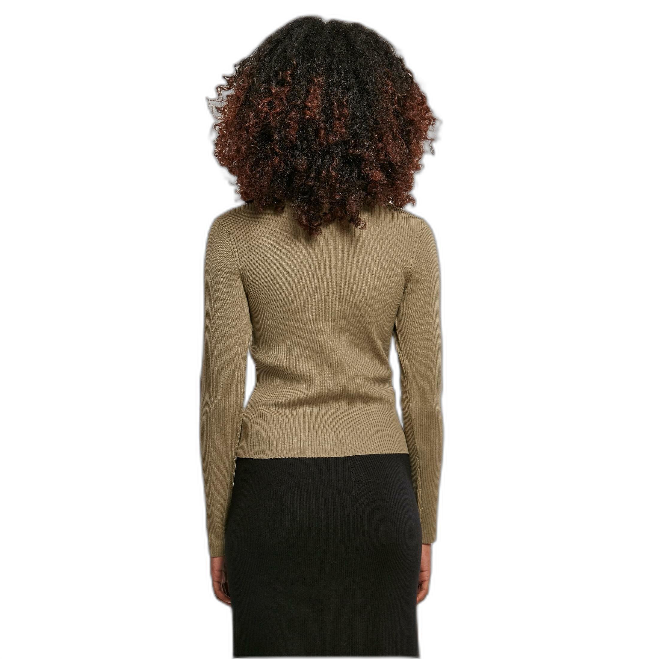 URBAN CLASSICS Cardigan Court en Tricot Côtelé  