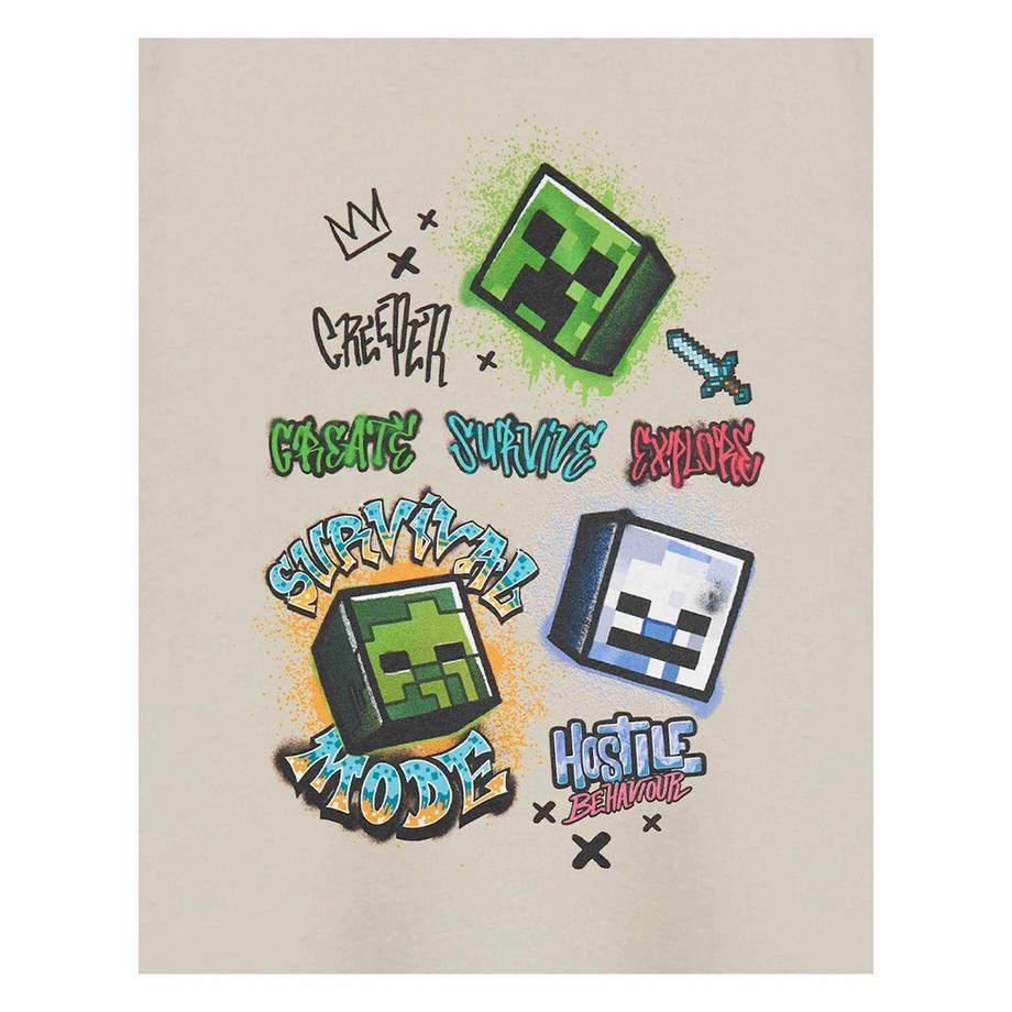 MINECRAFT  T-ShirtManches Courtes Survival Mode 