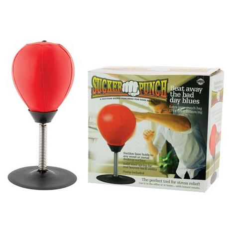 Geschenkidee  Punching-ball mini, balle anti-stress de bureau 