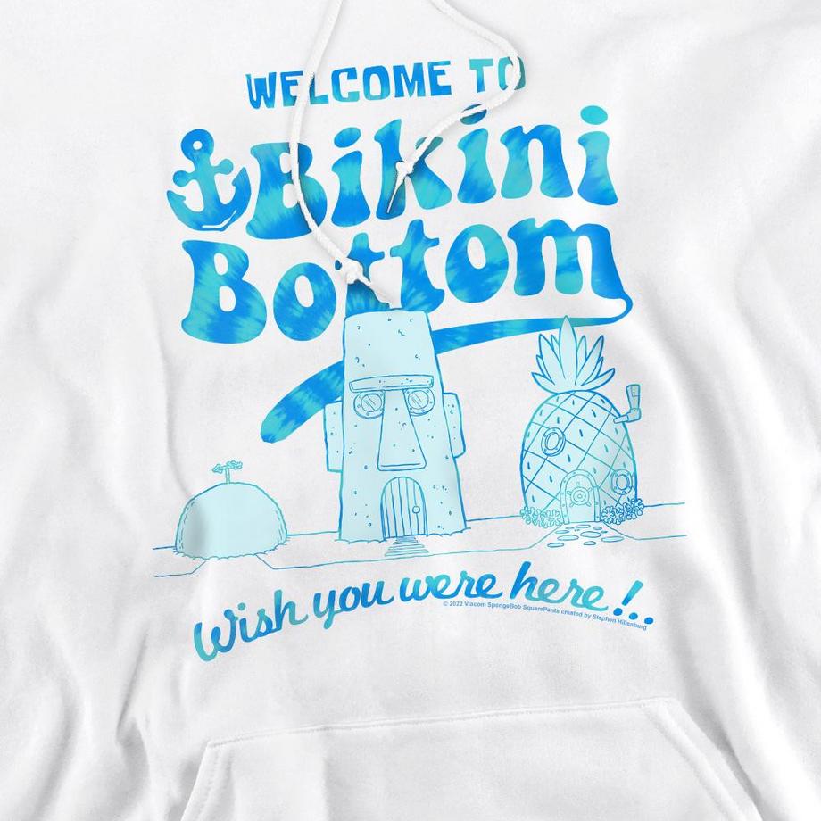 Nickelodeon Bikini Bottom Welcome Felpa Con Cappuccio  