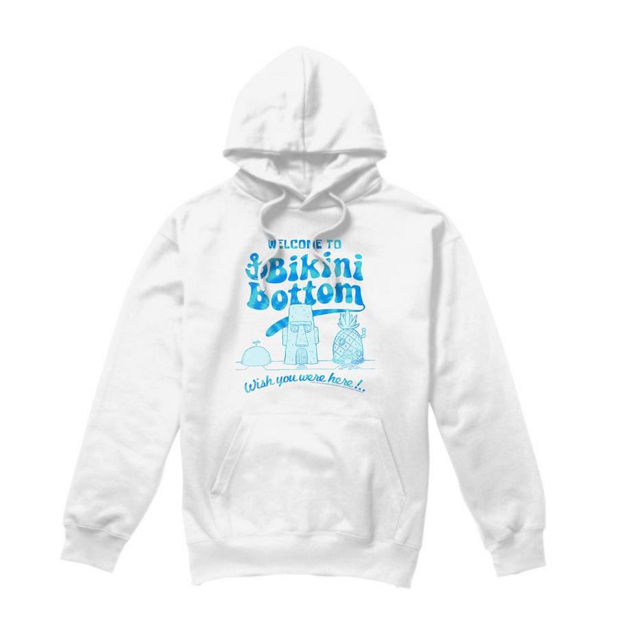 Bikini Bottom Welcome Felpa Con Cappuccio