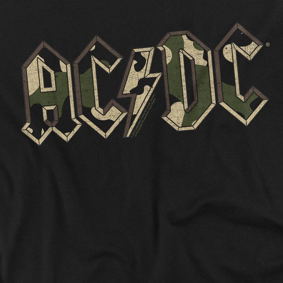 AC/DC ACDC T-Shirt Stampata Regular Fit  