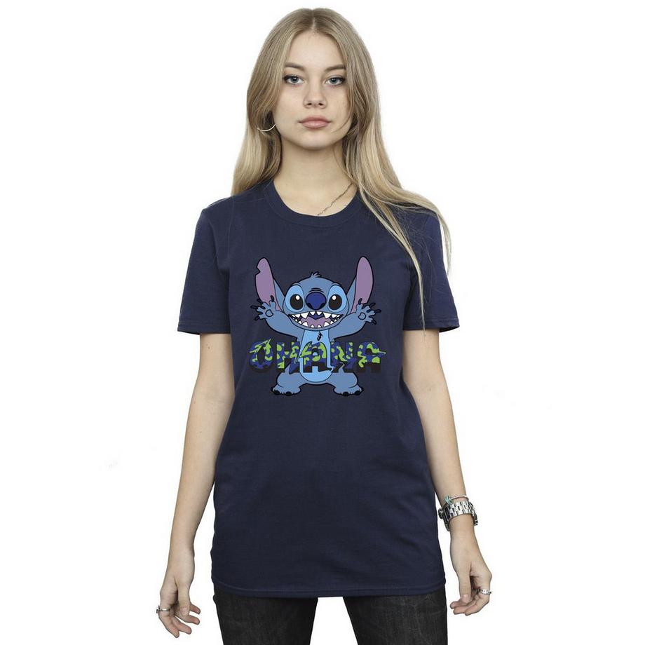Disney Ohana T-Shirt stampata  