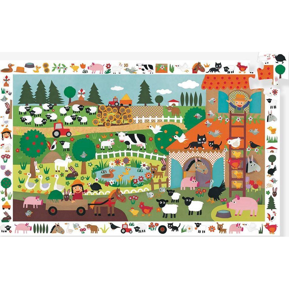 Djeco  Puzzle Auf dem Bauernhof (35Teile) 