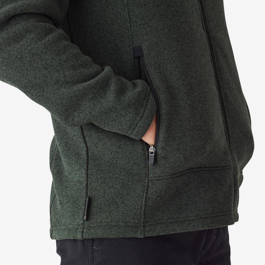 SOLOGNAC  Fleece - VESTE POLAIRE 500 VERTE 