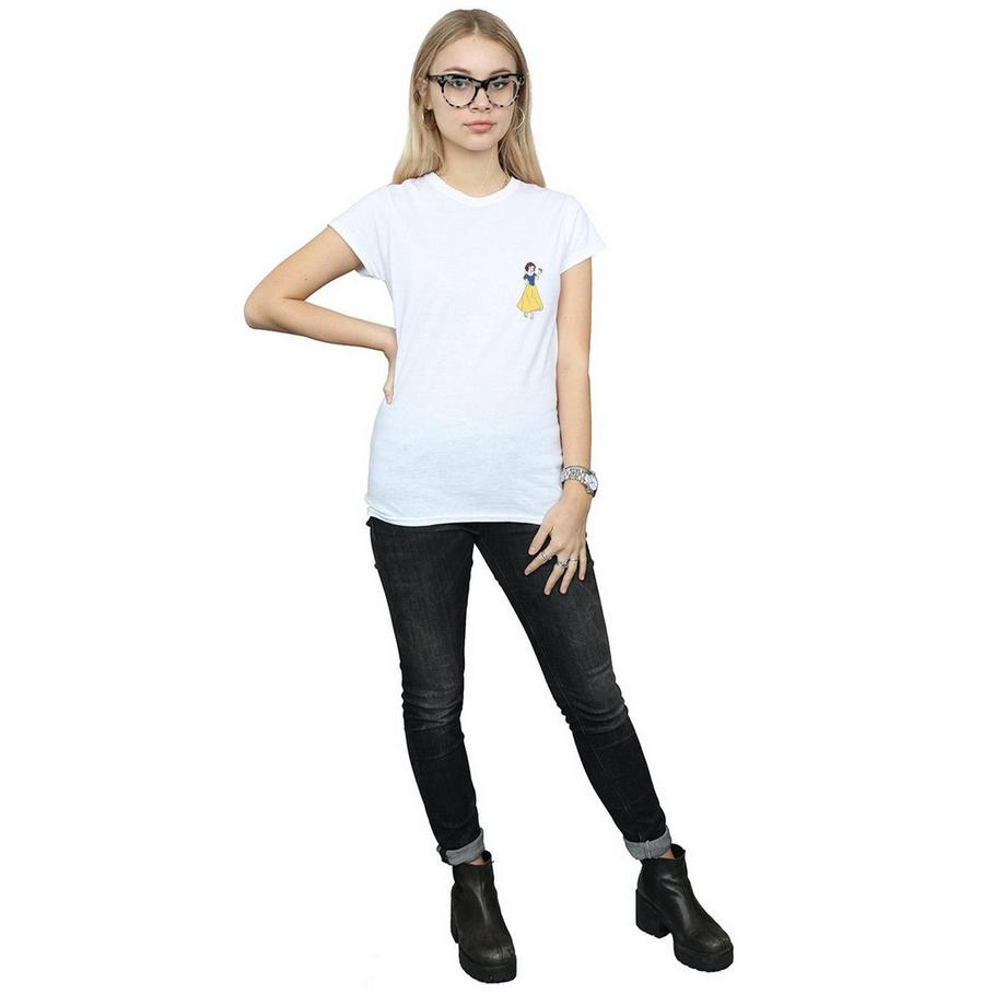 Disney PRINCESS Disney Princess Biancaneve T-shirt Stampa Tasca  