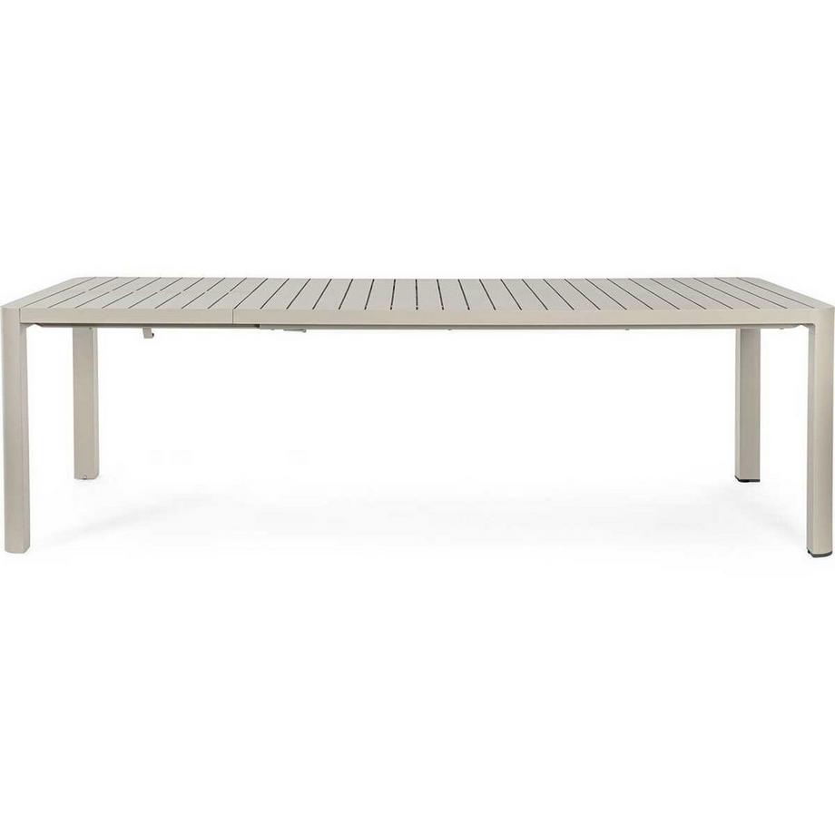 mutoni lifestyle Table à rallonge de jardin Kiplin beige 180-240x100  