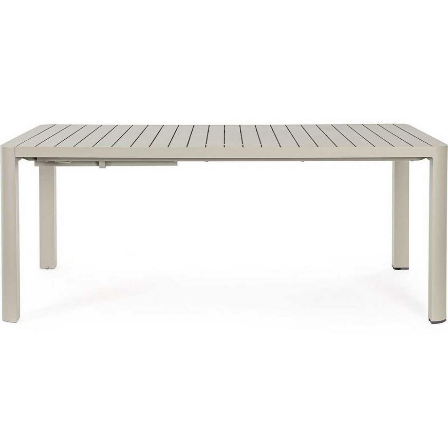 mutoni lifestyle Table à rallonge de jardin Kiplin beige 180-240x100  