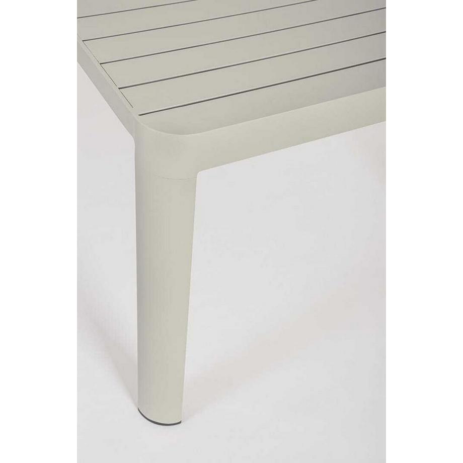 mutoni lifestyle Table à rallonge de jardin Kiplin beige 180-240x100  