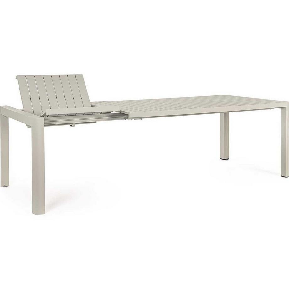 mutoni lifestyle Table à rallonge de jardin Kiplin beige 180-240x100  